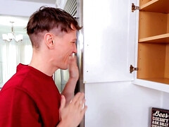 Семяизвержение, Очки, Оргазм, Крошечные, Киски, Рыжие, Стринги, Сиськи