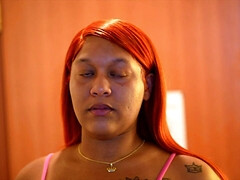 Mooie dikke vrouwen, Grote kont, Grote mammen, Pijpbeurt, Sperma shot, Lul, Interraciaal, Roodharige vrouw