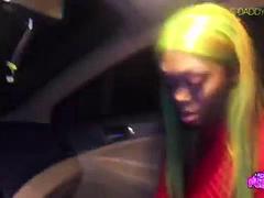 Tetas grandes, Coche, Corrida, Ébano, Pajear, Sexo duro, Prostituta, Tetas