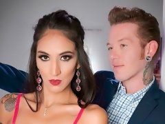 Cul, Sucer une bite, Brunette brune, Branlette thaïlandaise, Lingerie, Dénudage, Tatouage, Nénés