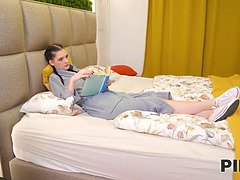 18 jaar, Sperma, Tsjechisch, Europees, Vriendin, Hd, Twee staartjes, Tiener