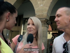 Blond, Bruinharig, Hardcore, Hd, Masturbatie, Trio, Tieten likken