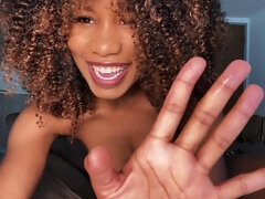 Arsch, Grosse titten, Schwarz, Klaffend, Handjob, Solo, Entkleiden, Spielzeuge