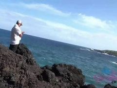 Amateur, Sucer une bite, Branlette thaïlandaise, Embrassement, Orgasme, De plein air, Voyeur, Mouillée