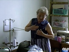 Hairy Mature Granny Fingers Herself And Plays With Toy