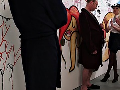 Blondine, Britisch, Cfnm, Europäisch, Handjob, Lingerie, Titten, Spanner