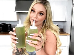 Sucer une bite, Tir de sperme, Adolescente