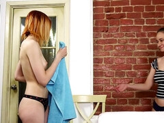 Erótico, Hd, Lesbiana, Masaje, Flaco, Adolescente, Tetas