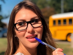 Cul, Sucer une bite, Brunette brune, Branlette thaïlandaise, Talons, Léchez, Adolescente, Nénés