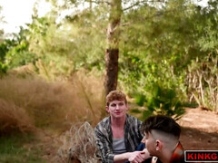 Pale ass turns RED from endless spanking!