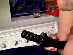 Grosser schwanz, Dildo, Schwul, Masturbation, Solo