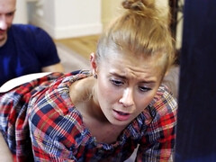 Arsch, Blondine, Spermaladung, Hundestellung, Behaart, Hd, Natürlichen titten, Titten