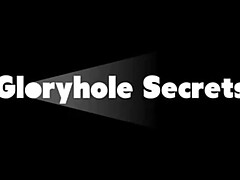 Serena Sterling Swallows Huge Loads at Gloryhole - Sloppy Blowjob & Cum Swallow