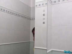 Américain, Cul, Salle de bains, Chambre à dormir, Brunette brune, Queue, Public, Russe