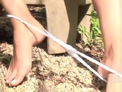 Платье, Лизание, Белье, Оргазм, На природе, Киски, Соло, Сиськи