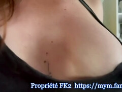 Leie, Blasen, Braunhaarige, Französisch, Hd, Milf, Öffentlich, Realität