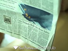 PureMature - Milf Cherie Deville and Bruce Venture morning fuck