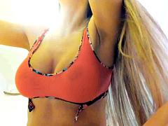 Leie, Tussi, Grosse titten, Blondine, Pummelig, Fetisch, Solo, Titten