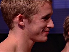 Anal, Gay, Grupo, Sexo duro, Músculo, Oficina, Policía, Trio