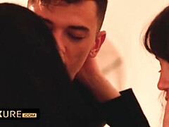 Clara Mia and Lauren Walker FFM Threesome with Blowjob and Doggy Style