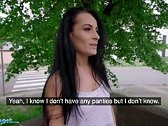 Public Agent Lexi Dona Flashes Her Tits and Gets Her Pussy Eaten