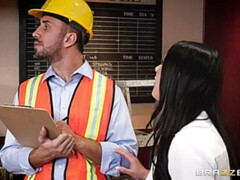 In den arsch, Braunhaarige, Betrug, Paar, Riesig, Natürlichen titten, Realität, Titten