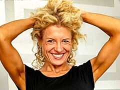 Blondine, Fingern, Masturbation, Milf, Solo, Entkleiden, Titten, Spielzeuge