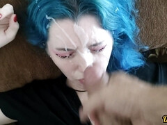 Experience raw youthful passion with a face-focused intimate eruption