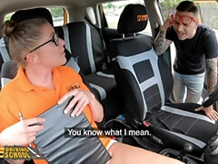 Driving School Hard Rough Sex for Sexy New Instructor Elisa Tiger