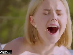 Rubia, Mamada, Polla, Interracial, Lamidas, Pequeña, Coño, Adolescente