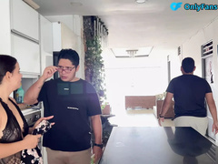 Hot Latina MILF StepMom Gets Gangbang Creampie From Brother In Law - Amateur Homemade HD