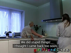 Girlfriends Hot blonde eats brunettes pussy for breakfast