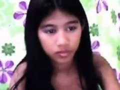 Poilue, Masturbation, Adolescente, Thaïlandaise, Nénés, Webcam