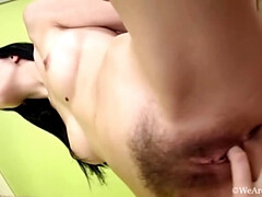 Hairy-Pussied Mia and Jennifer in Lesbian Encounter