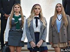 Verga grande, Negro, Rubia, Mamada, Grupo, Pajear, Interracial, Orgía