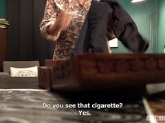 Hypnotized Babe Krystal Swift with Huge Melons Porn Clip