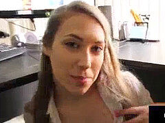 Oral job, blond, sex industry star