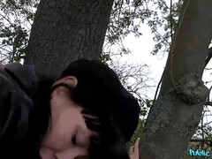 Thomas Hyka fucks Sasha Colibri in the woods