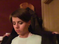 Amateur, Garganta profunda, Polla, Dinero, Al aire libre, Pov, Público, Estudiante