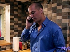 Fantastic nubile Sally Splatter deep-throats and bangs well