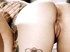 Américain, Cul, Nana, Couple, Jeux, Lesbienne, Seins naturels, Bureau