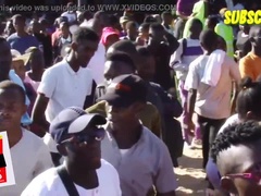 Gros cul, Grosse bite, Gros seins, Sucer une bite, De plein air, Fête, Public, Chatte