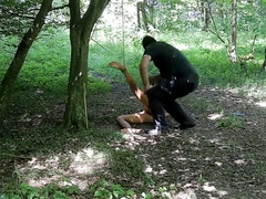 Voeten, Fetisj, Naakt, Buiten, Pijn, Kut duiken, Roodharige vrouw, Tiener