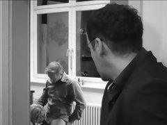 Blond, Pijpbeurt, Sperma shot, Duits, Hardcore, Natuurlijke tieten, Kantoor, Geschoren