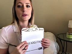 Gros seins, Blonde, Infirmière, Pov