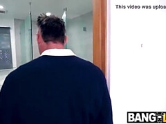 Pijpbeurt, Bruinharig, Sperma shot, Hardcore, Roodharige vrouw, Rijden, Geschoren, Tiener