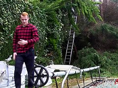 Blondine, Blasen, Gruppe, Küssen, Lecken, Lingerie, Reif