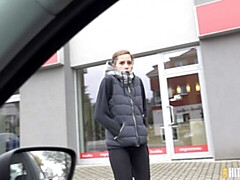 Grote kont, Grote lul, Pijpbeurt, Bruinharig, Hondjeshouding, Buiten, Mager, Tiener