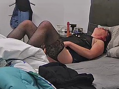 Amateur, Atrapados, Sexo duro, Tacones, Consolador enorme, Lencería, Maduro, Juguetes