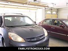 Stepdad bangs stepdaughter while selling goods - Sami Parker